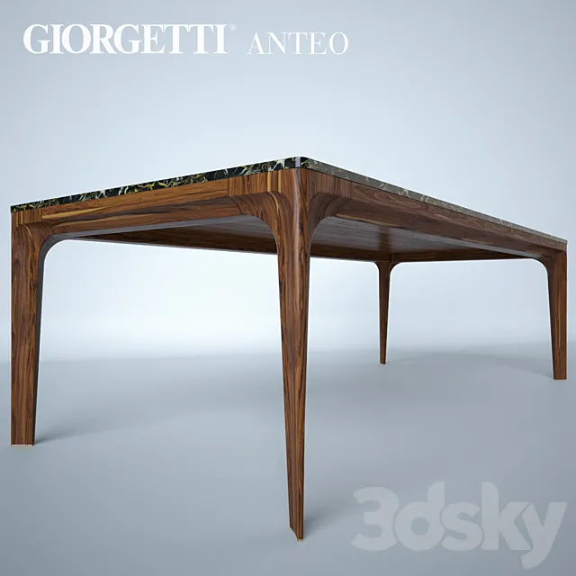 Giorgetti Anteo table 3DSMax File