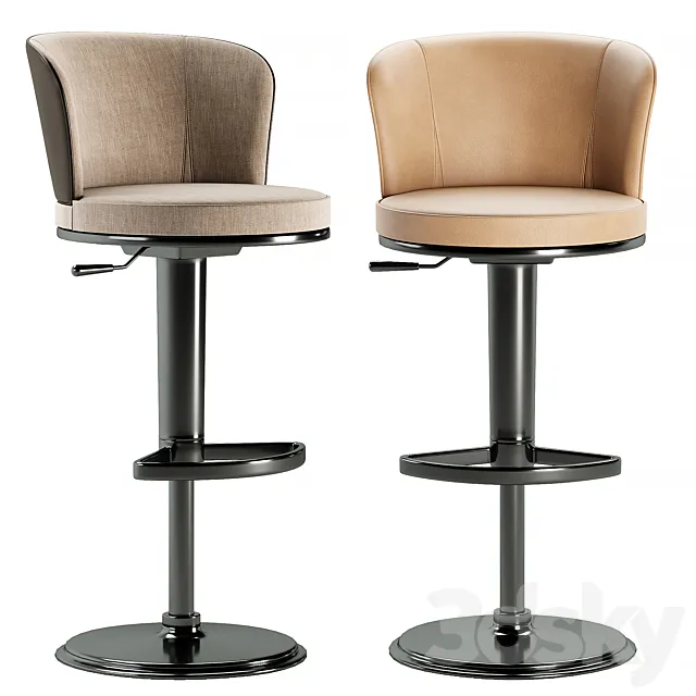 Giorgetti bar stool Ode 3ds Max