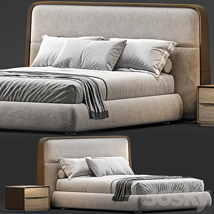 Giorgetti frame bed _ 59201 3DS Max