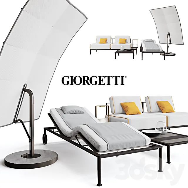 Giorgetti GEA Set 3DS Max Model