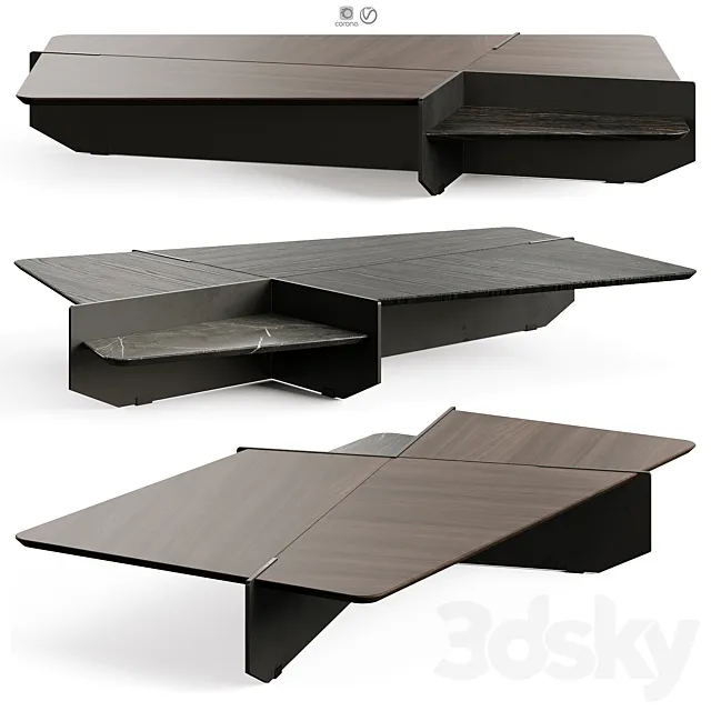 Giorgetti GHIBLIM Coffee Table 3ds Max