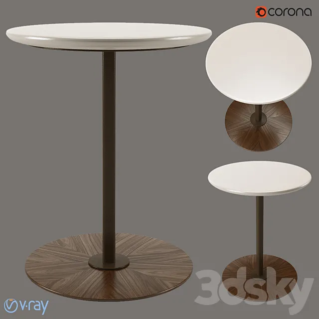 Giorgetti Magica small table _ Giorgetti Magica coffee table. 3ds Max