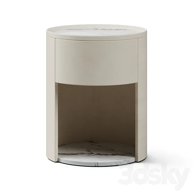 Giorgetti Side Vibe Bedside Table 3DS Max Model