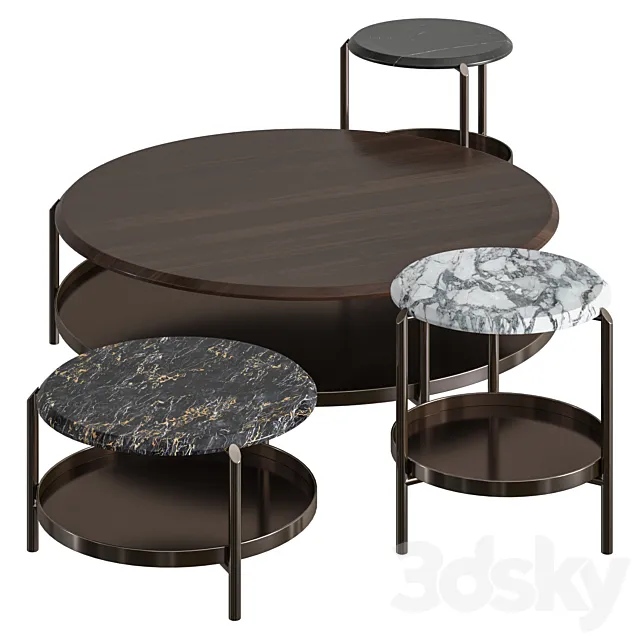 Giorgetti Skyline Coffee Tables 3ds Max