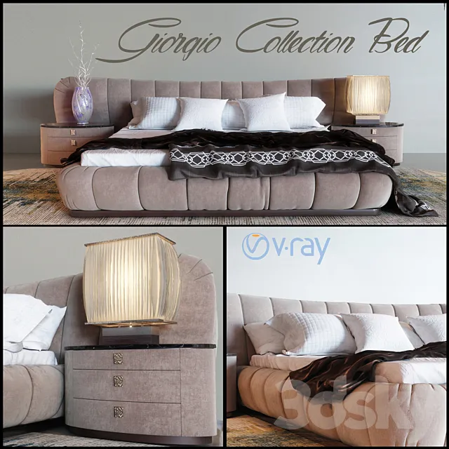 Giorgio Collection Bed 3DSMax File