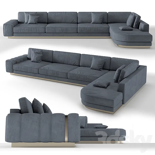 Giorgio Collection Charisma sectional sofa 3ds Max