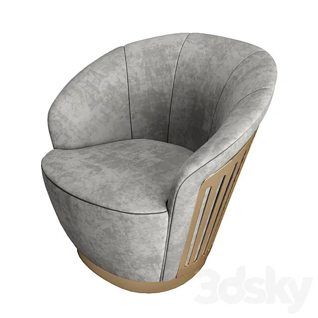 Giorgio Collection Swivel occasional chair 3ds Max