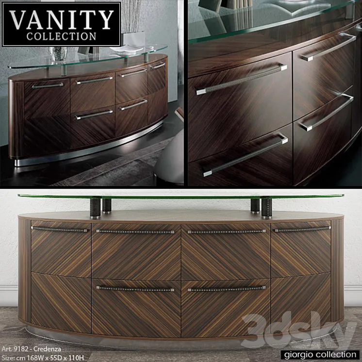 GIORGIO COLLECTION Vanity – Art. 9182 – Credenza 3DS Max