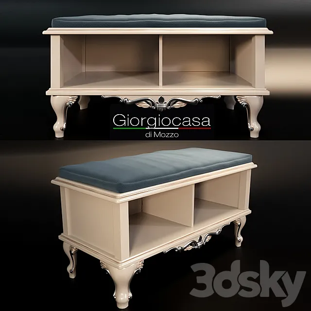 Giorgiocasa bench in fabric 3DSMax File