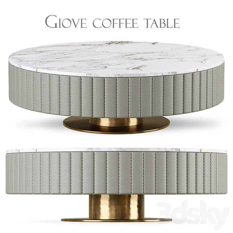 Giove coffee table 3DS Max Model