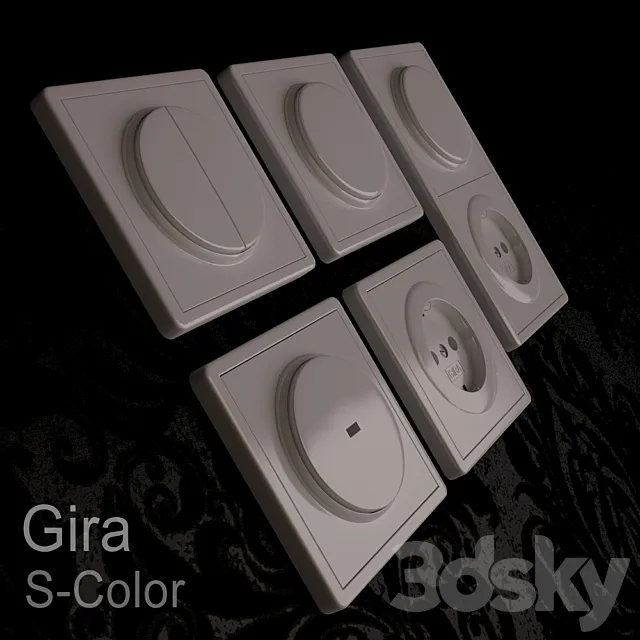 Gira S-Color 3DSMax File