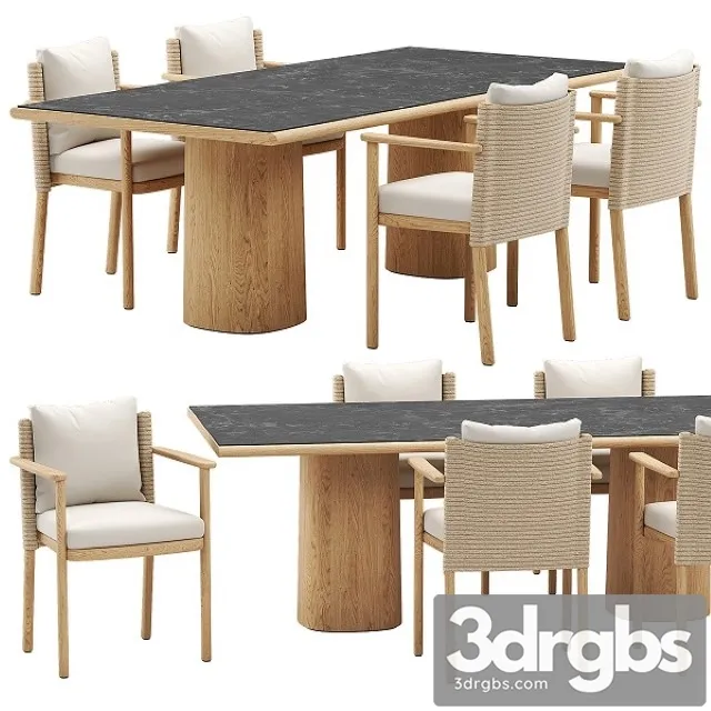 Giro Dining Set Kettal 3dsmax Download