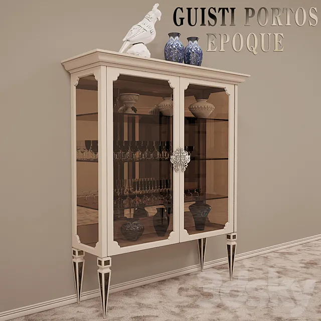 Giusti Portos Epoque Cabinet 3DS Max Model