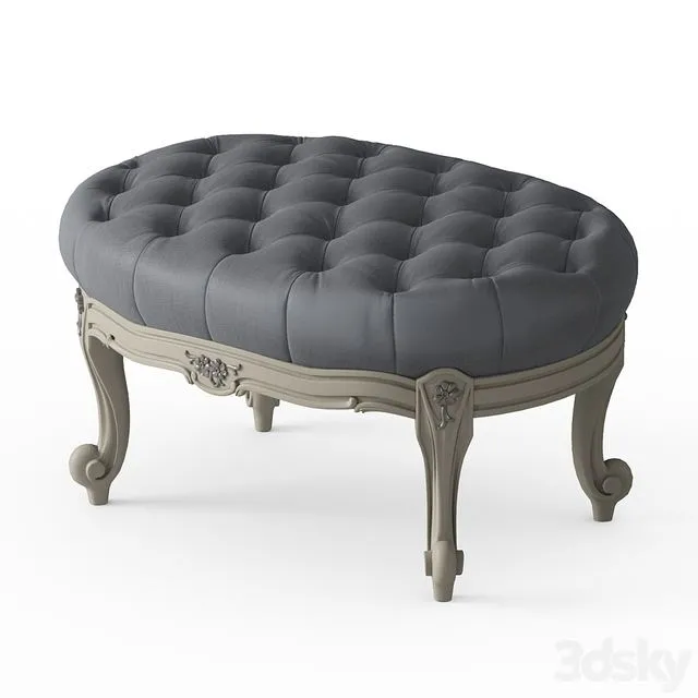 Giusti Portos Nouvelle Pouf 3dsMax Model
