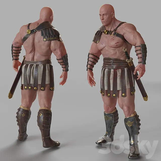 Gladiator 3ds Max