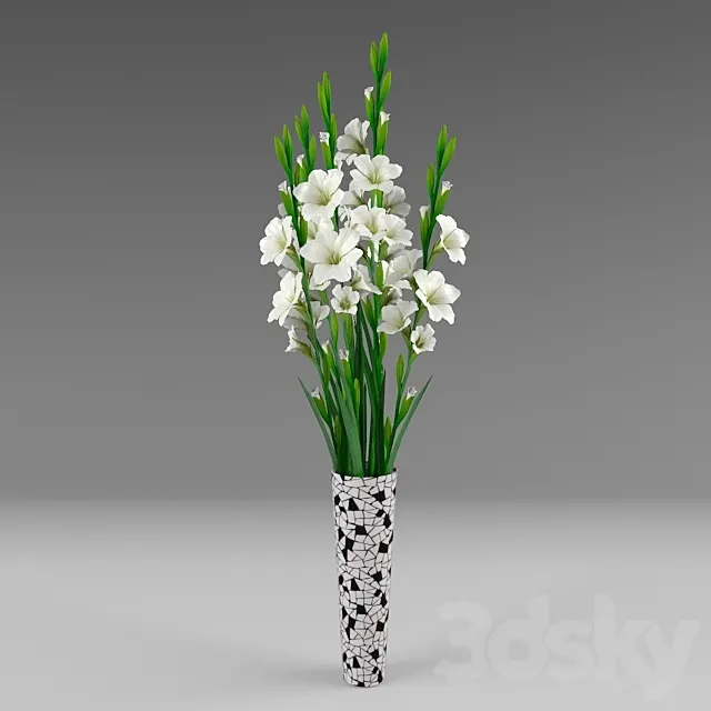 Gladiolus 3ds Max