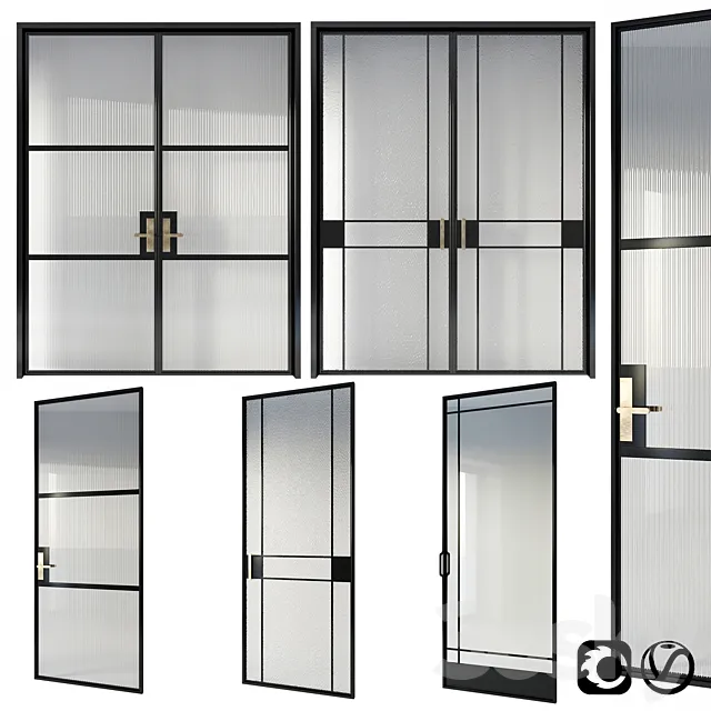 Glamor doors collection 3DS Max Model