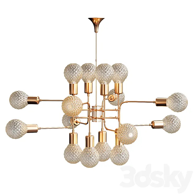 Glamorous Delightful Glass Ball 3ds Max