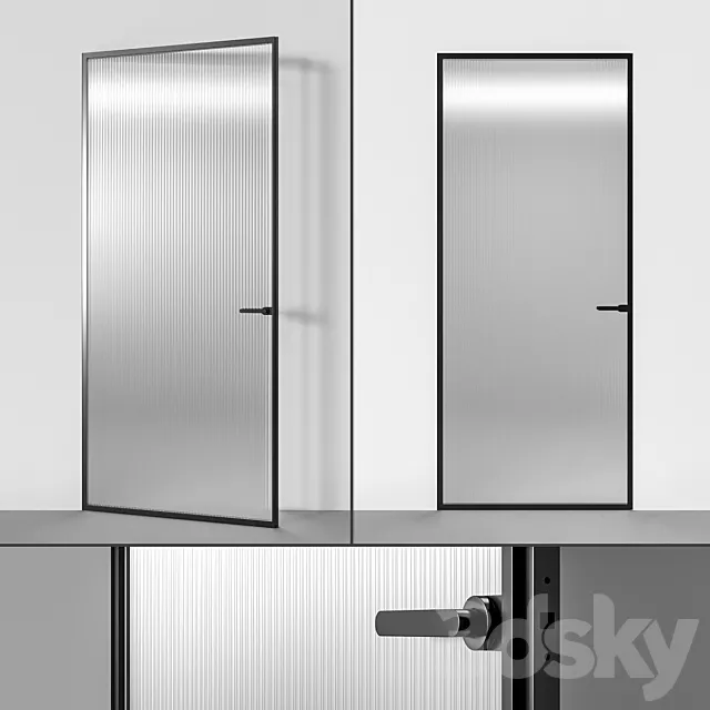 Glas Italia interior door 3DS Max Model