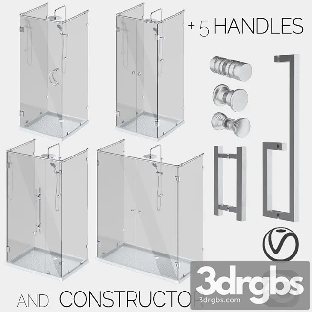 Glass Cabins Designer and A Set Of Handles (2) 3dsmax Download