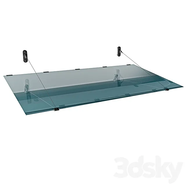 Glass canopy 2 3DS Max Model