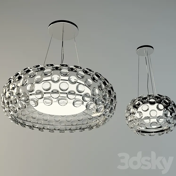 Glass chandeliers 3DS Max