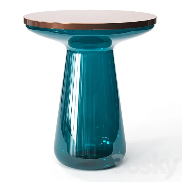 Glass coffee table 3ds Max