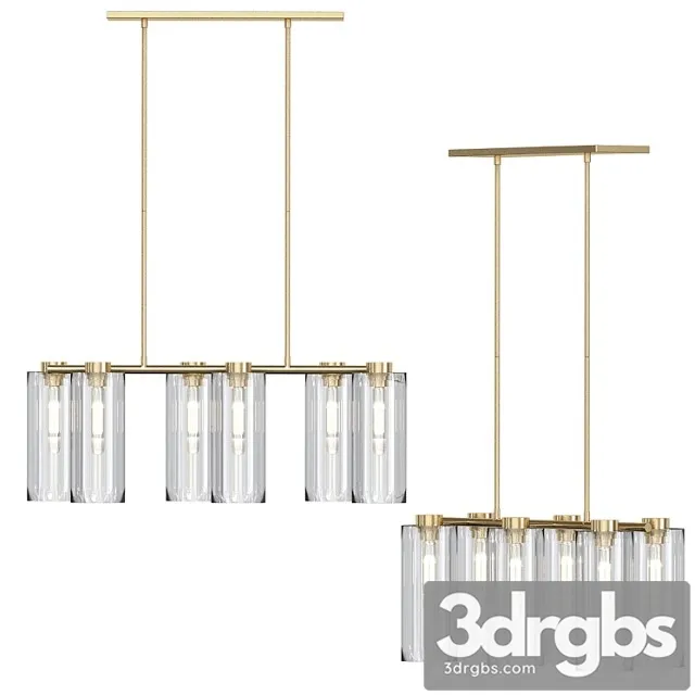 Glass cylinder chandelier 3dsmax Download