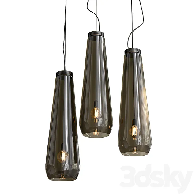 Glass Drop Lampada 3ds Max