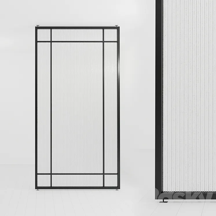 Glass partition 67 3DS Max
