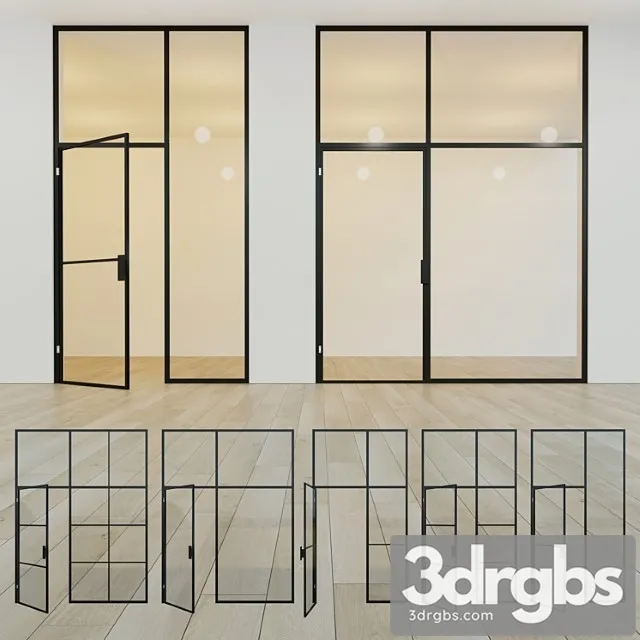 Glass Partition Door 11 3dsmax Download