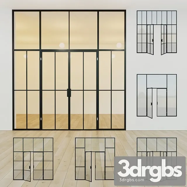 Glass Partition Door 14 1 3dsmax Download
