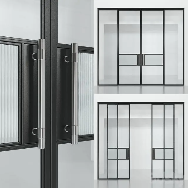 Glass partition (Loft) 4 3dsMax Model