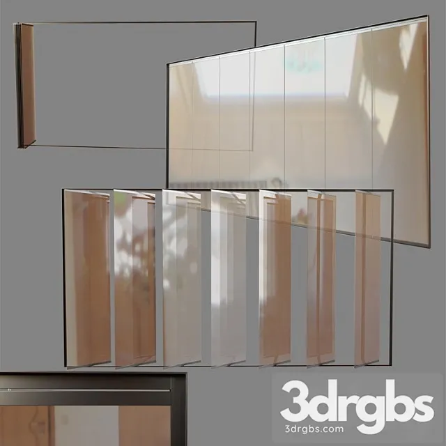 Glass partition movable 3dsmax Download