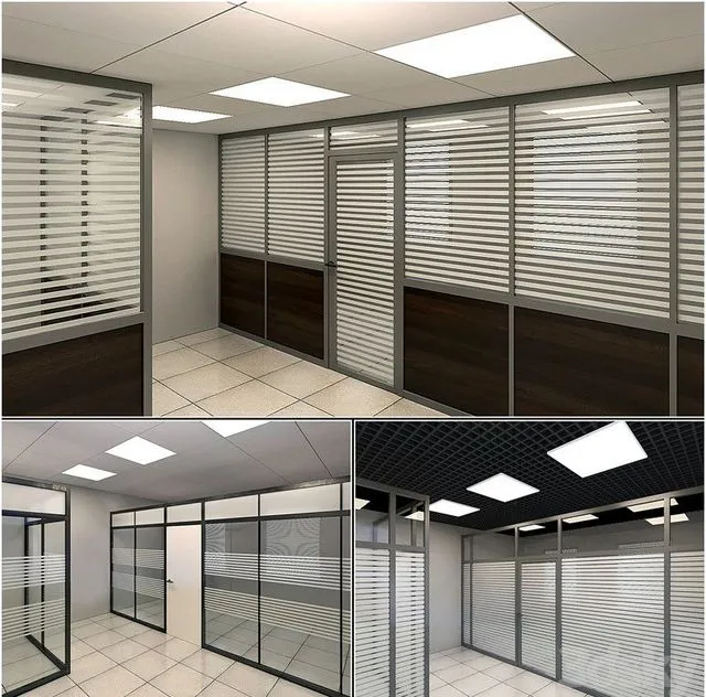 Glass partitions 3dsMax Model