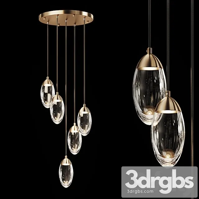 Glass pendant light combination fiera 5 3dsmax Download
