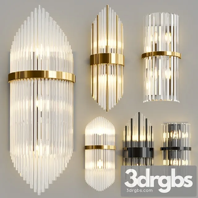Glass Sconce Collection 3dsmax Download