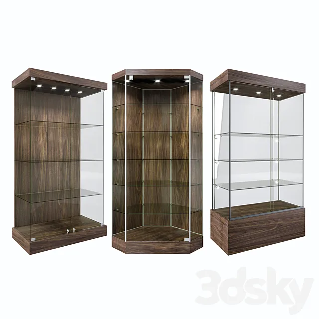 Glass shelves 2 3DS Max Model