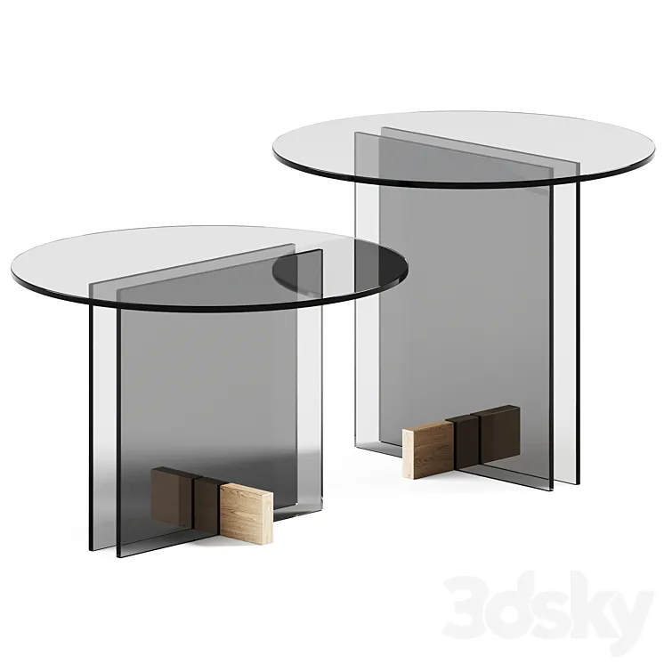 Glass Table Vidro by Guilherme Wentz 3DS Max Model