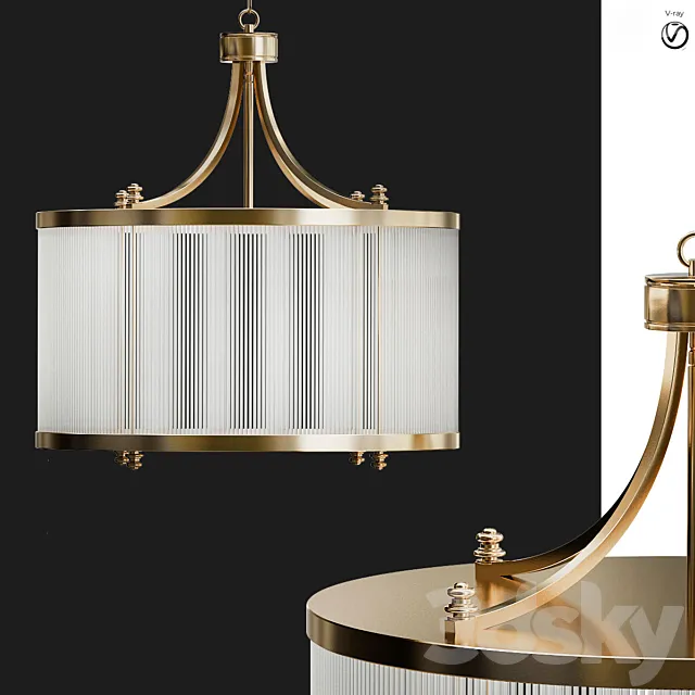 Glass Tube Chendelier 3ds Max