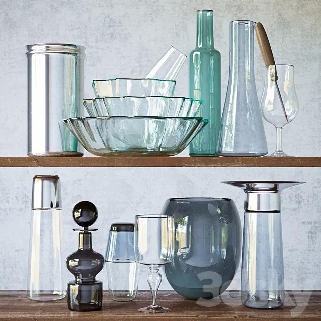 glass_decor_set 3ds Max