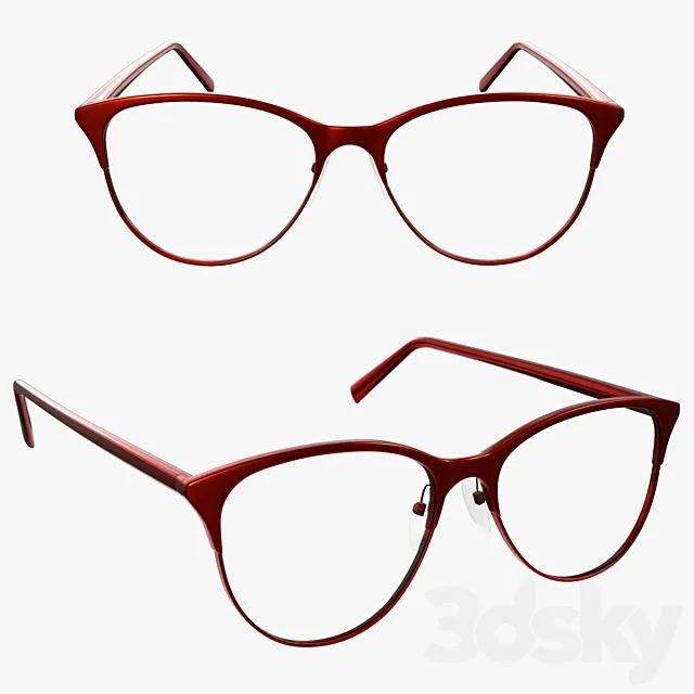 Glasses 3DS Max Model