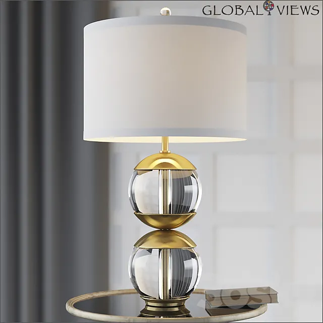 Global Views Capped Table Lamp 3ds Max