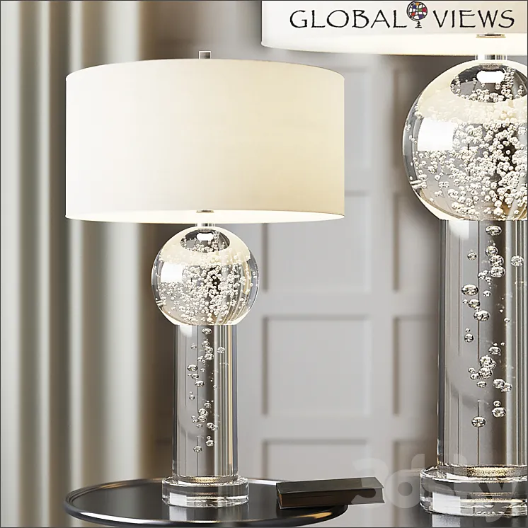 Global Views Clear Bubble Lamp 3DS Max
