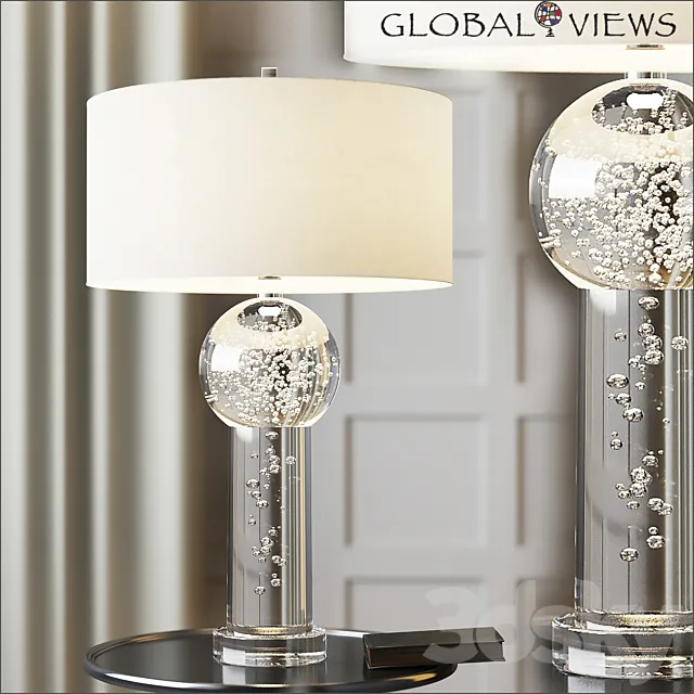 Global Views Clear Bubble Lamp 3DSMax File