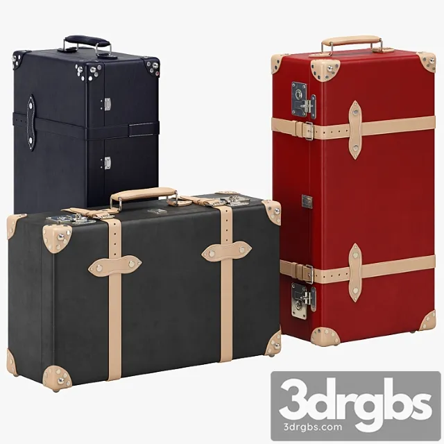 Globe trotter suitcases 3dsmax Download