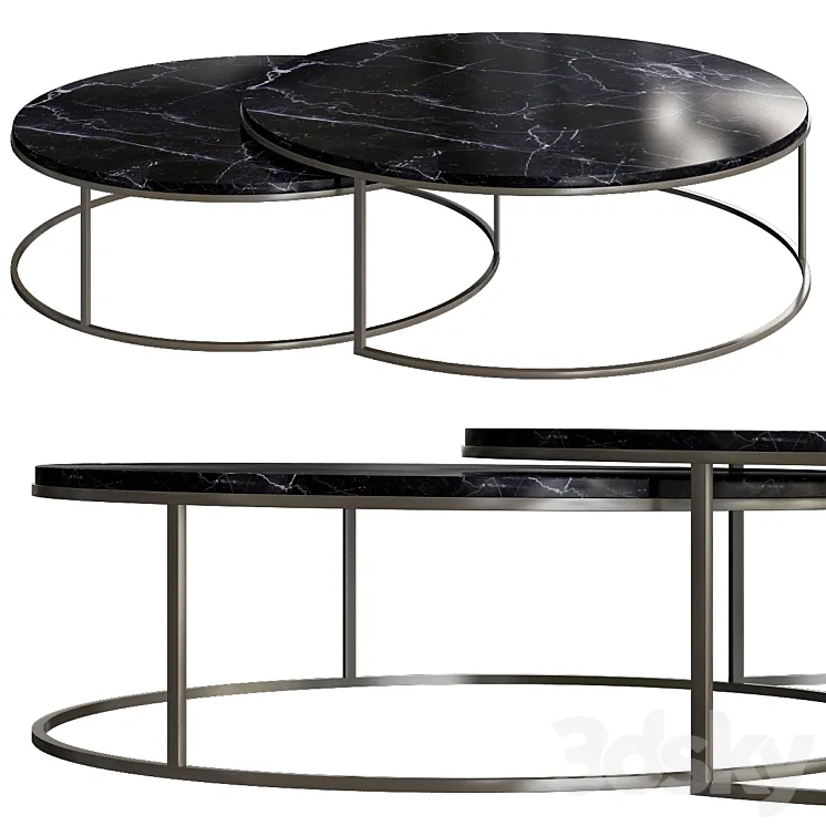 Globe west elle nest coffee table 3DS Max
