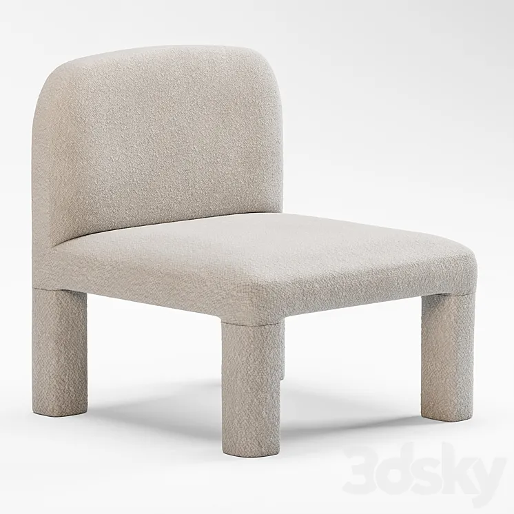 Globewest Hugo Arc Occasional Chair 3DS Max Model