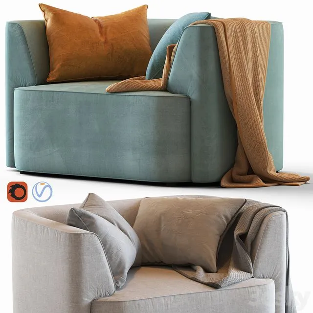 Globewest Juno Boris Armchair 3dsMax Model