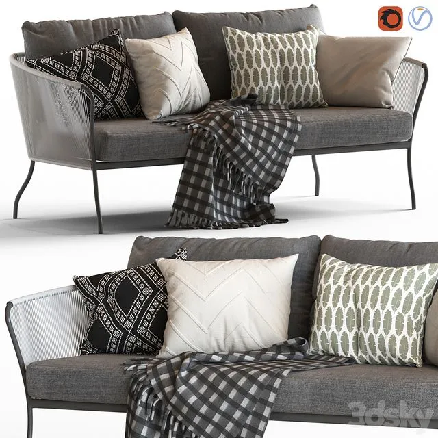 Globewest Malaga Sofa 3dsMax Model